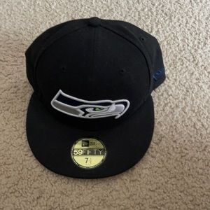 New never worn Flat Brim Seattle Seahawks hat